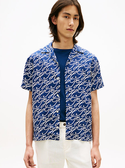 Regular Fit Pure Linen Short Sleeve Shirt