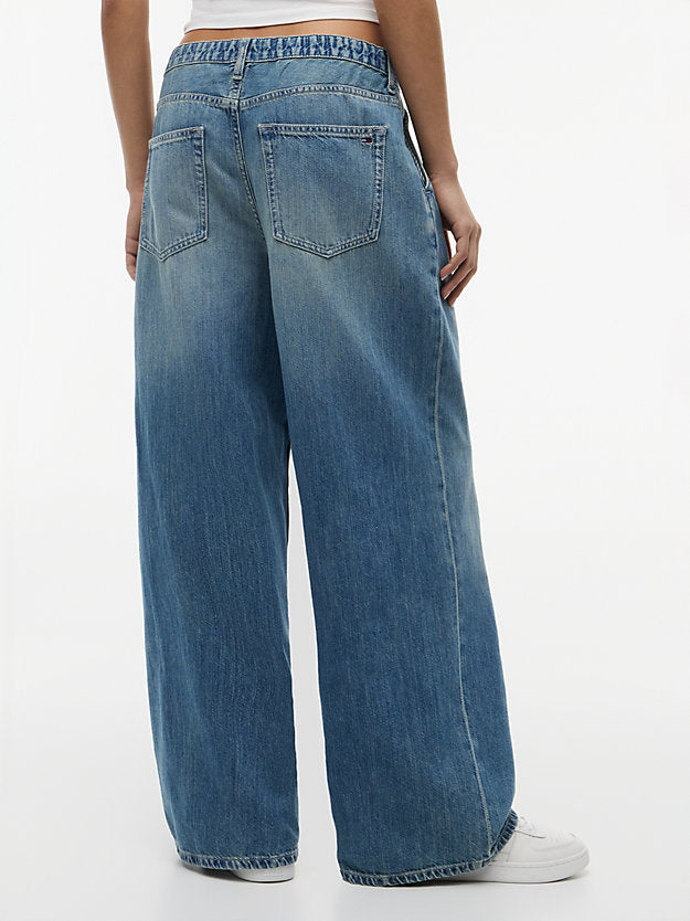 Drawstring Loose Wide Leg Jeans WiLinen
