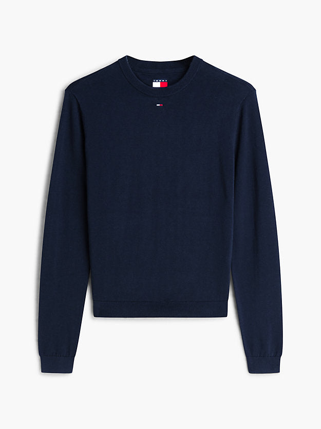Flag Embroidery Crew Neck Jumper