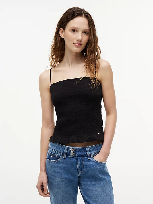 Smock Slim Strap Top