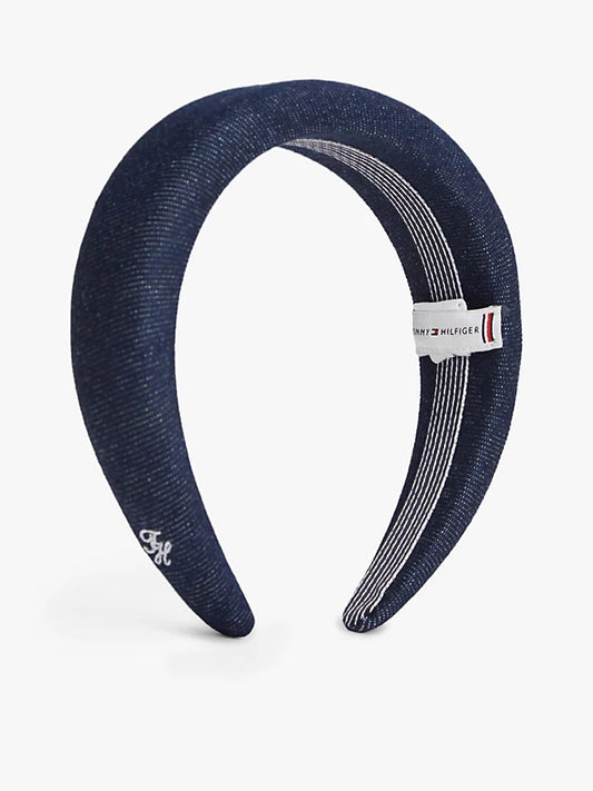 Denim Logo Padded Headband
