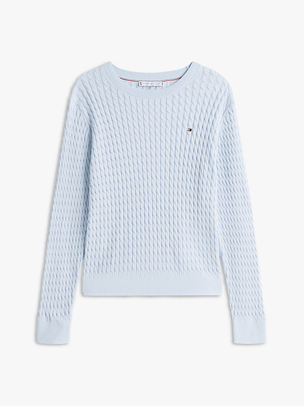 Cable Knit Crew Neck Jumper