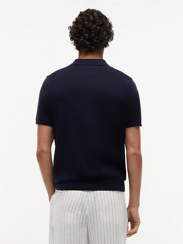 Regular Fit Fine Knit Polo Shirt