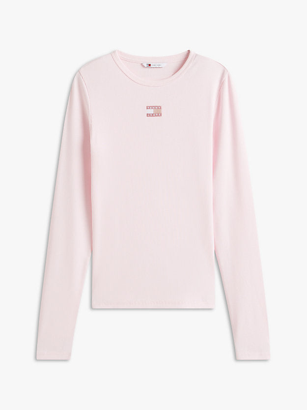 Badge Slim Long Sleeve T-Shirt