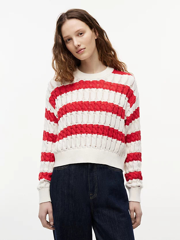 Loose Cable Knit Jumper