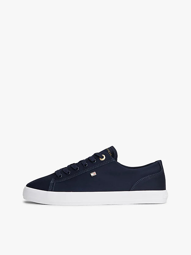 Enamel Flag Canvas Trainers