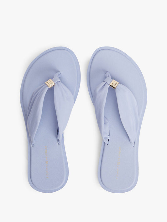 Monogram Plaque Flip-Flops