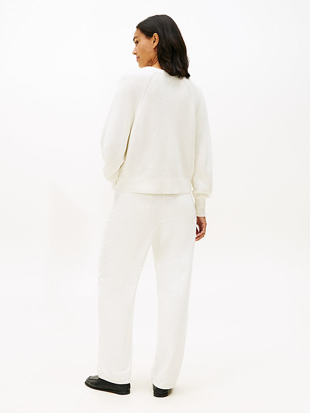Gold-Tone Button Relaxed Cardigan