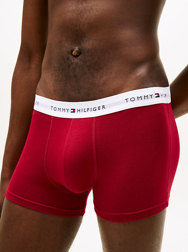 3-Pack Signature Repeat Logo Waistband Trunks