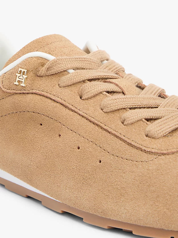 Suede Monogram Low Profile Trainers