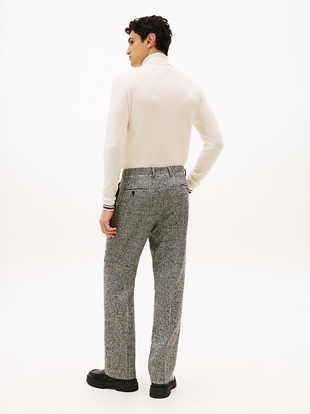 HoundstooWool Blend Trousers