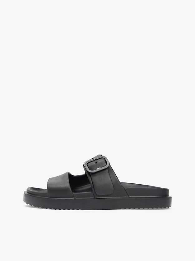 Double Strap Enamel Flag Lightweight Sandals