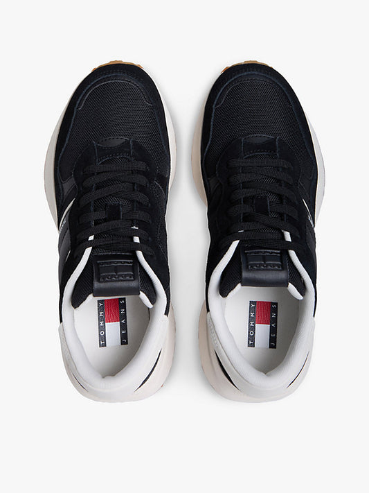 Suede Cleat Mixed Texture Trainers