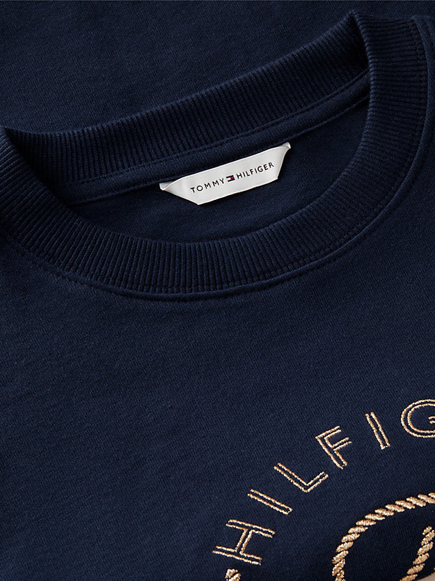 Logo Relaxed Crew Neck Sweatshirt