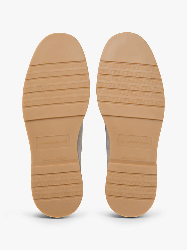 Monogram Suede Moc Toe Loafers