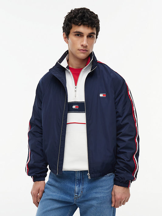 Global Stripe Tape Zip-Thru Jacket