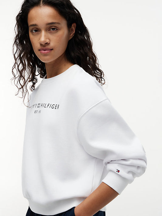 Logo Relaxed Fleece Sweatshirt