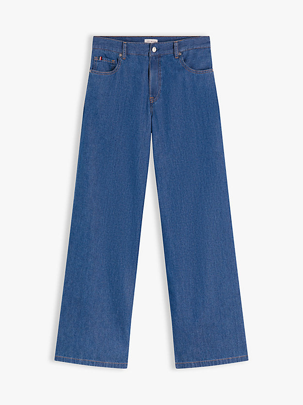 70s High Rise Wide Leg Jeans
