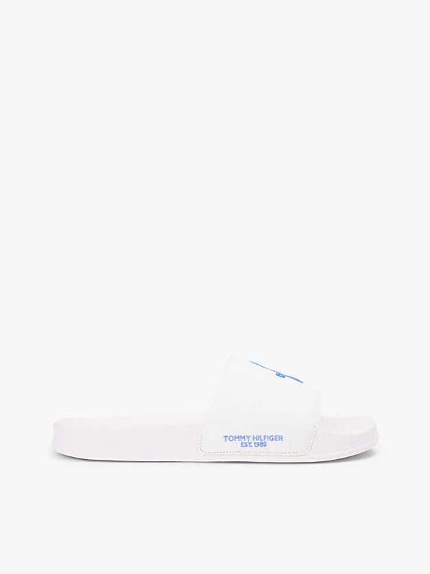 Logo Embroidery Canvas Pool Slides