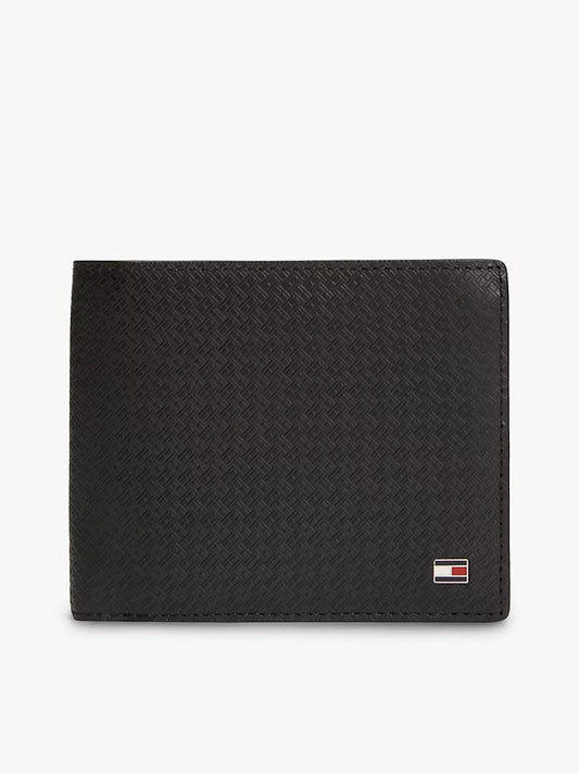 Embossed Flag Leather Card And Coin Wallet
