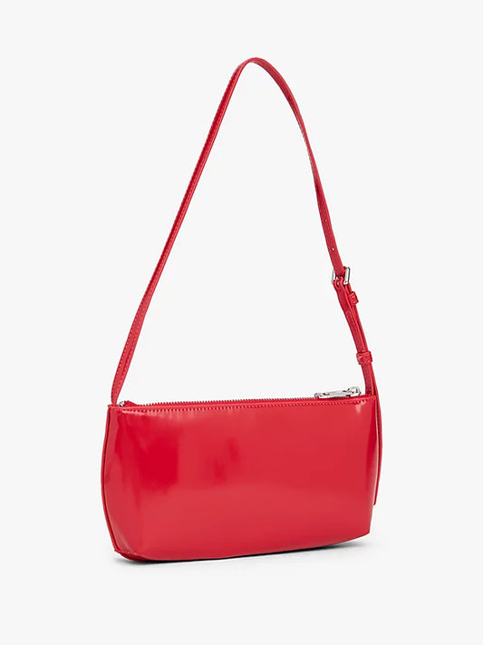 Essential Logo Shiny Shoulder Bag