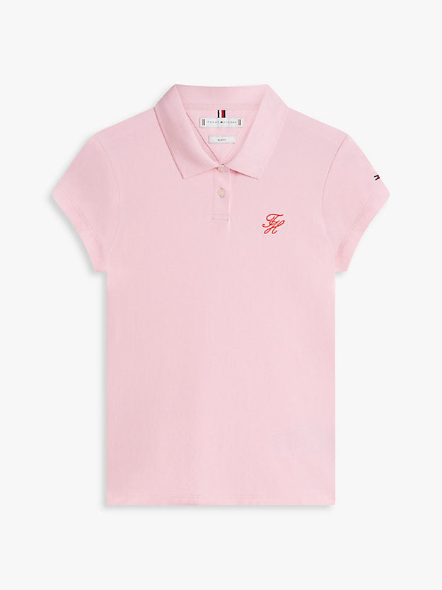 1985 Slim Fit Logo Embroidery Polo Shirt