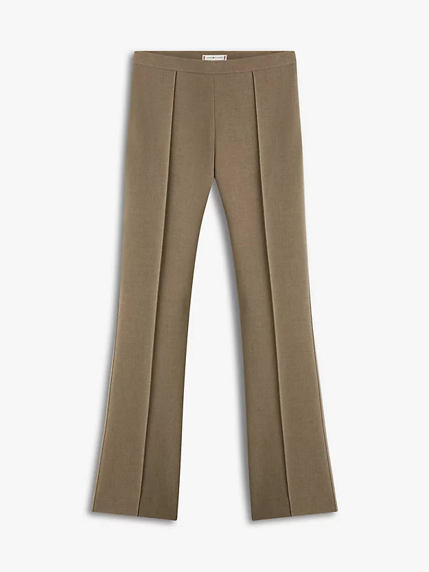 Pressed Crease Kick Flare Trousers