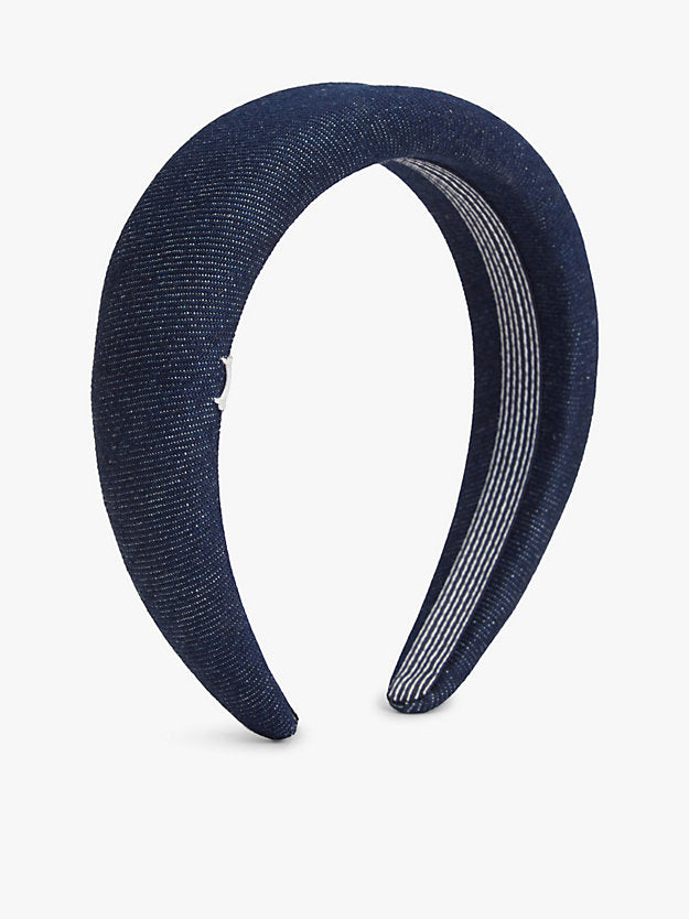 Denim Logo Padded Headband