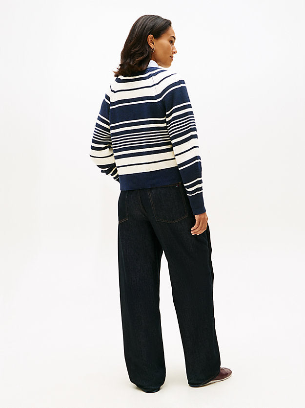 Gold-Tone Button Relaxed Cardigan