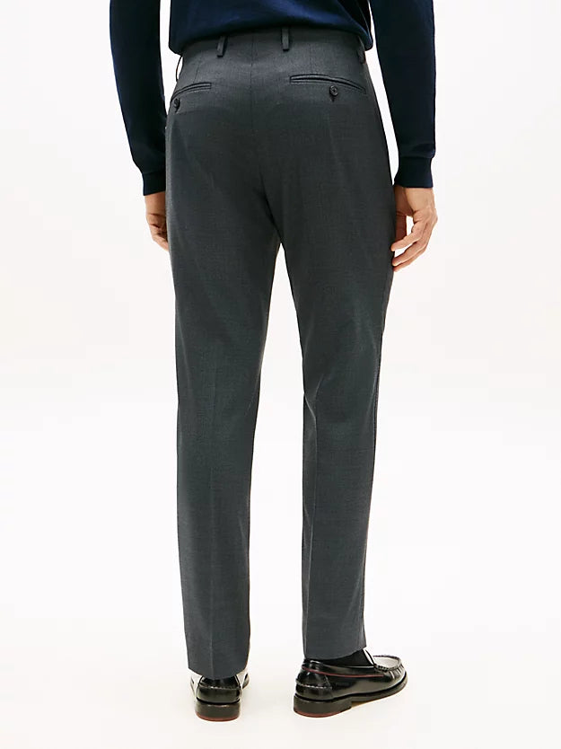 Textured Wool Blend Suit