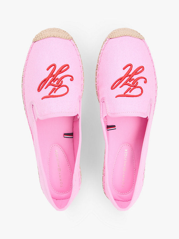 Logo Embroidery Canvas Espadrilles