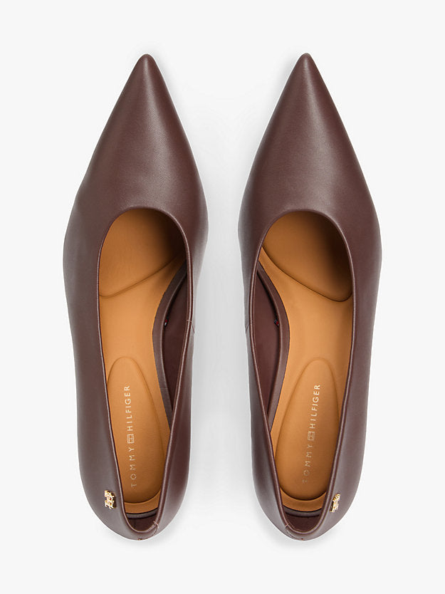 Leather Monogram High Heels