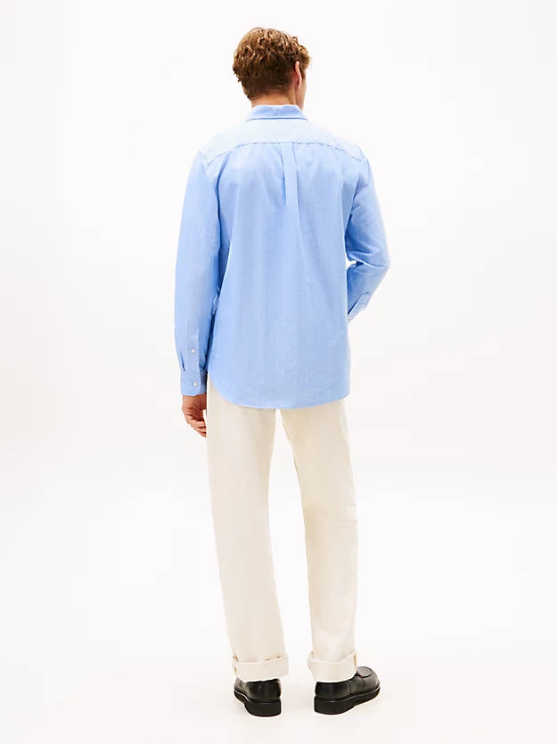 Regular Fit Pinstripe Oxford Shirt