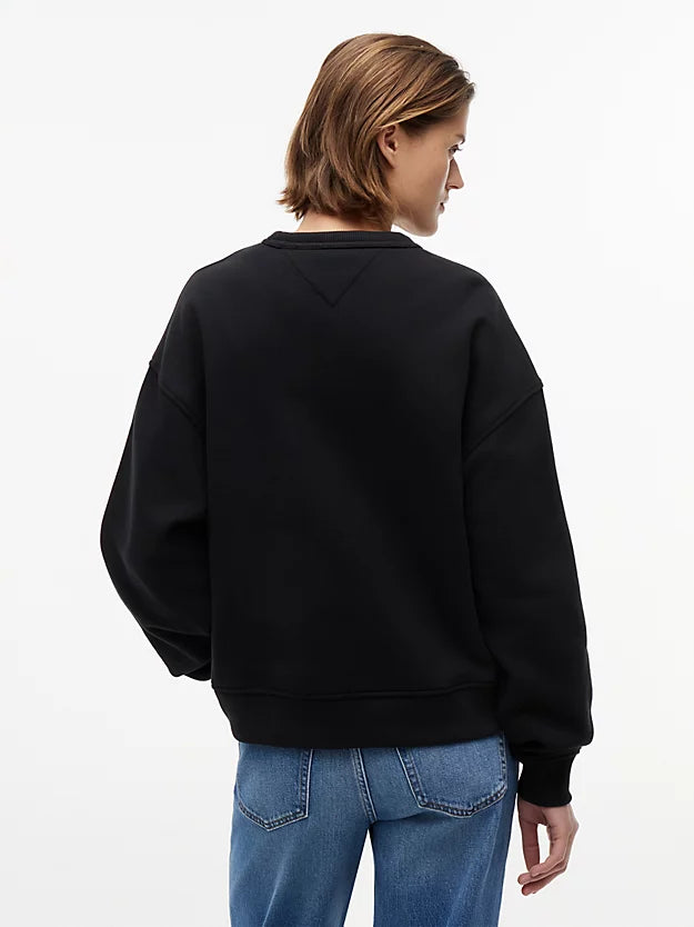 Badge Boxy Fleece Sweatshirt