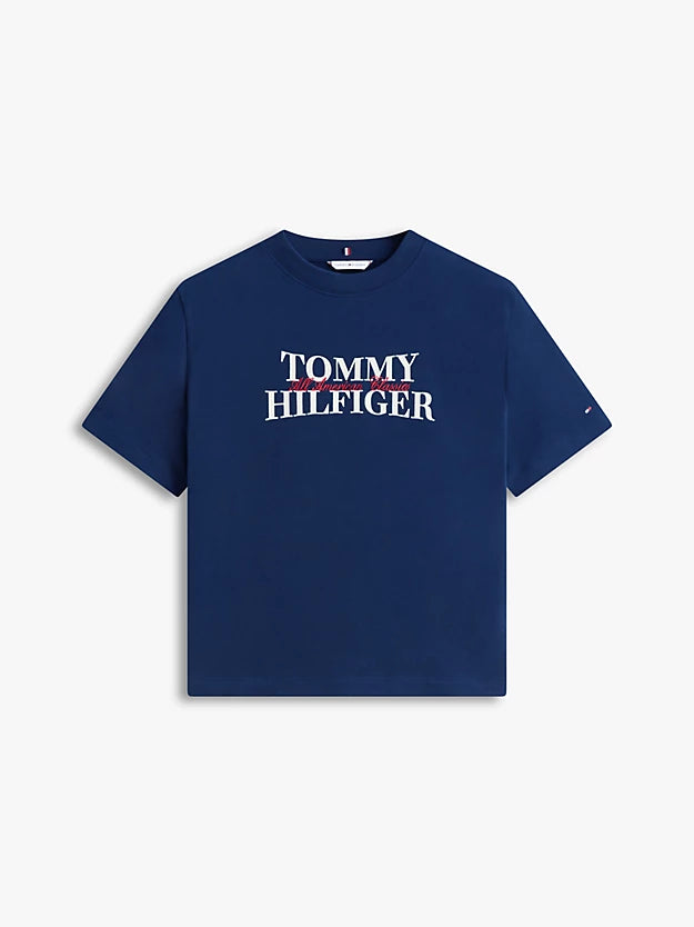 Classic Flock Logo Relaxed T-Shirt