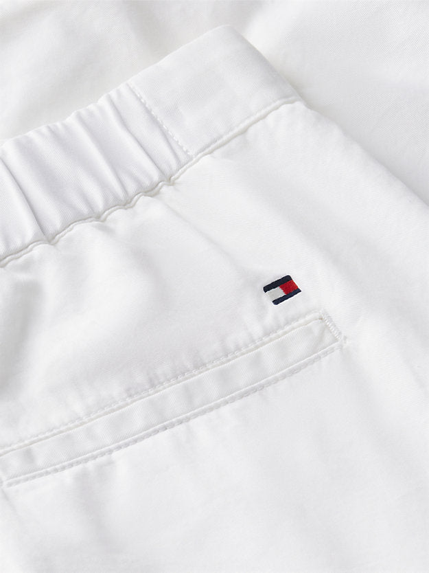 Washed Flared Chino Shorts