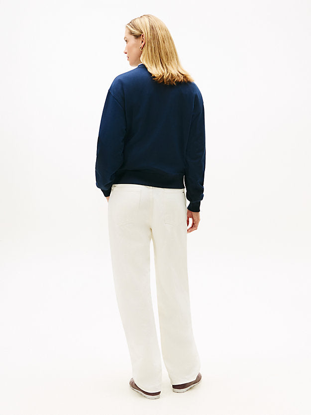 Logo Embroidery Terry Sweatshirt