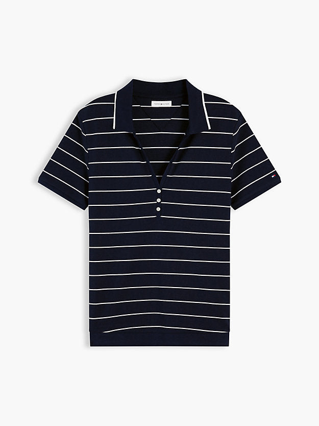 Regular Fit Pique Henley Polo Shirt