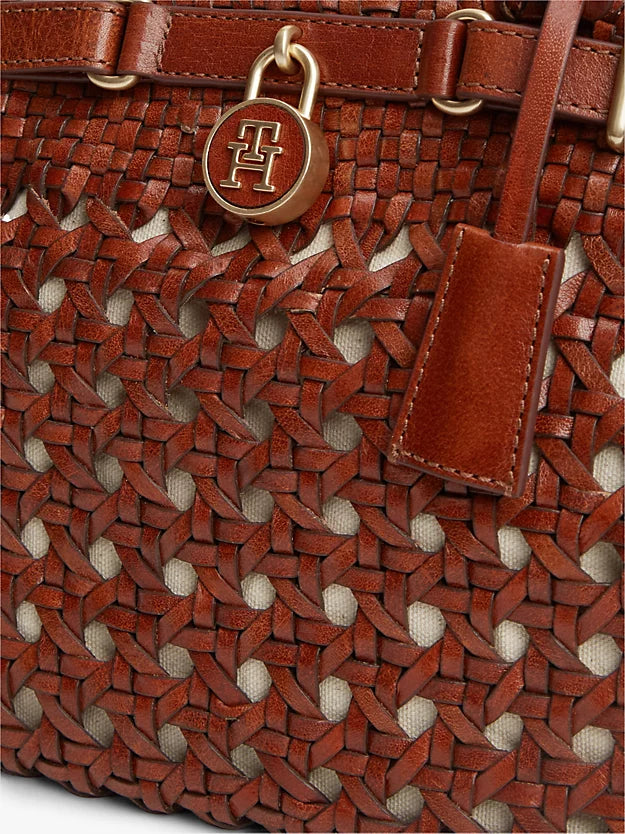 The American Icon Braided Leather Tote Bag