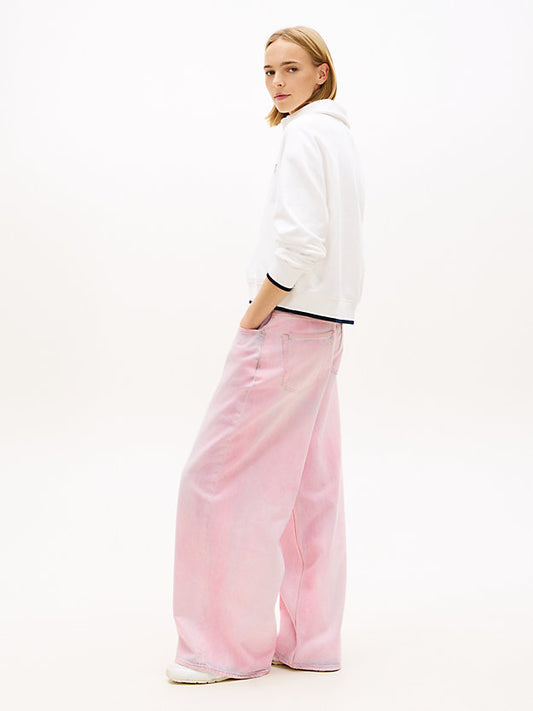 Mid Rise Loose Wide Leg Jeans