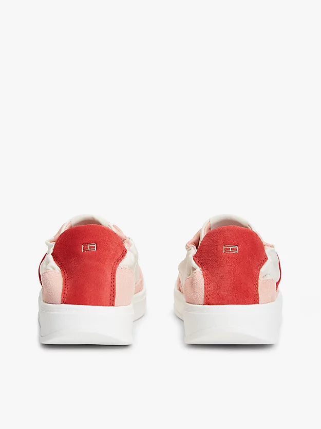 Suede Scrunch Back Trainers
