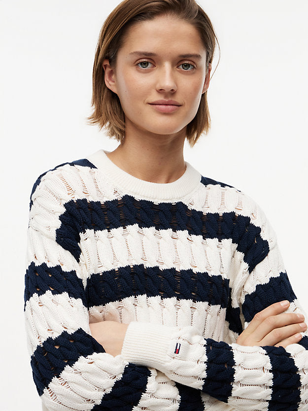 Loose Cable Knit Jumper