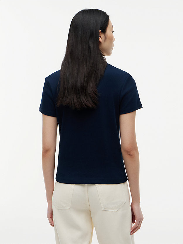 Slim Fit Gold-Tone Button Polo Shirt