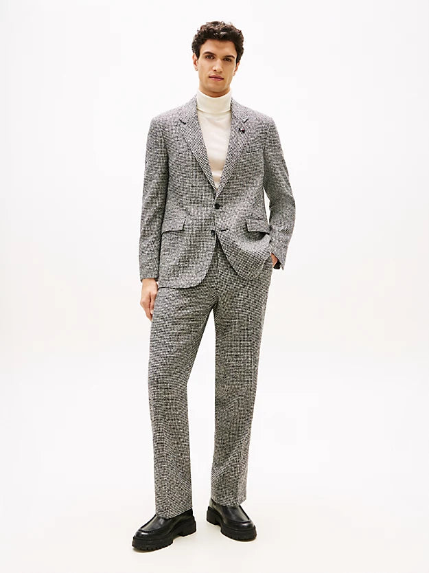 HoundstooWool Blend Trousers