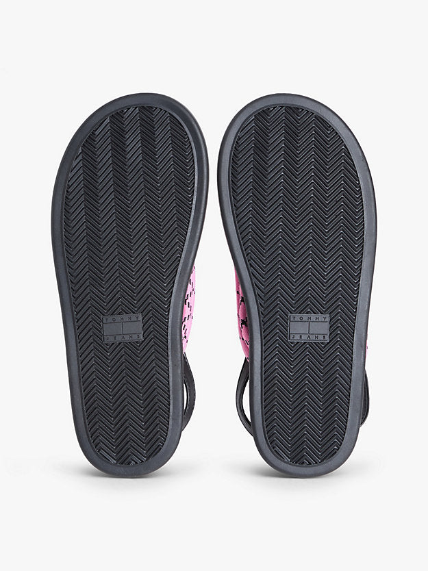 Rope Strap Slingback Flip-Flops