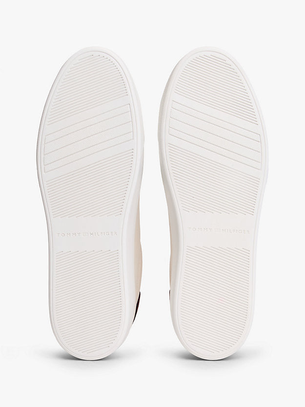 Leather Cupsole Platform Trainers