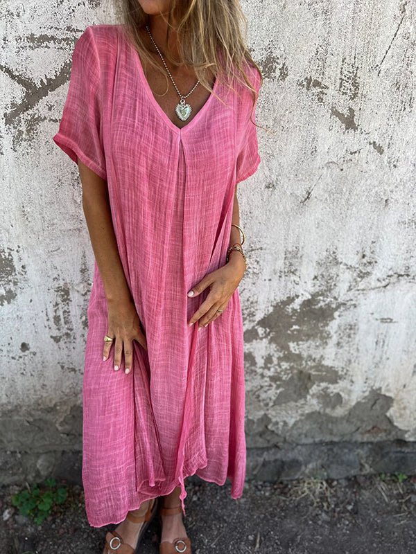 Le Coup de Cœur de Kathy - Robe Midi Col V