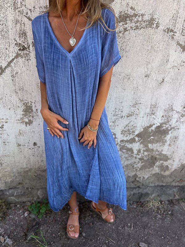 Le Coup de Cœur de Kathy - Robe Midi Col V
