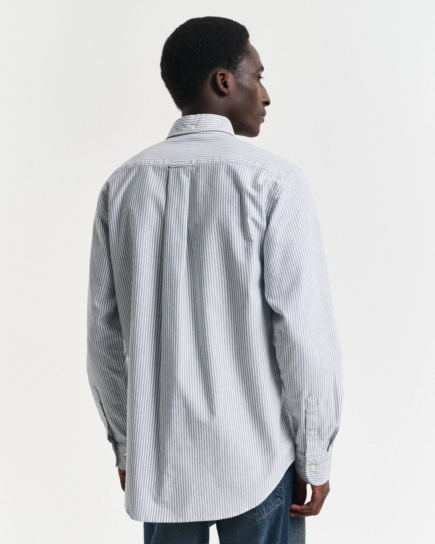 Regular Fit Banker Stripe Classic Oxford Shirt