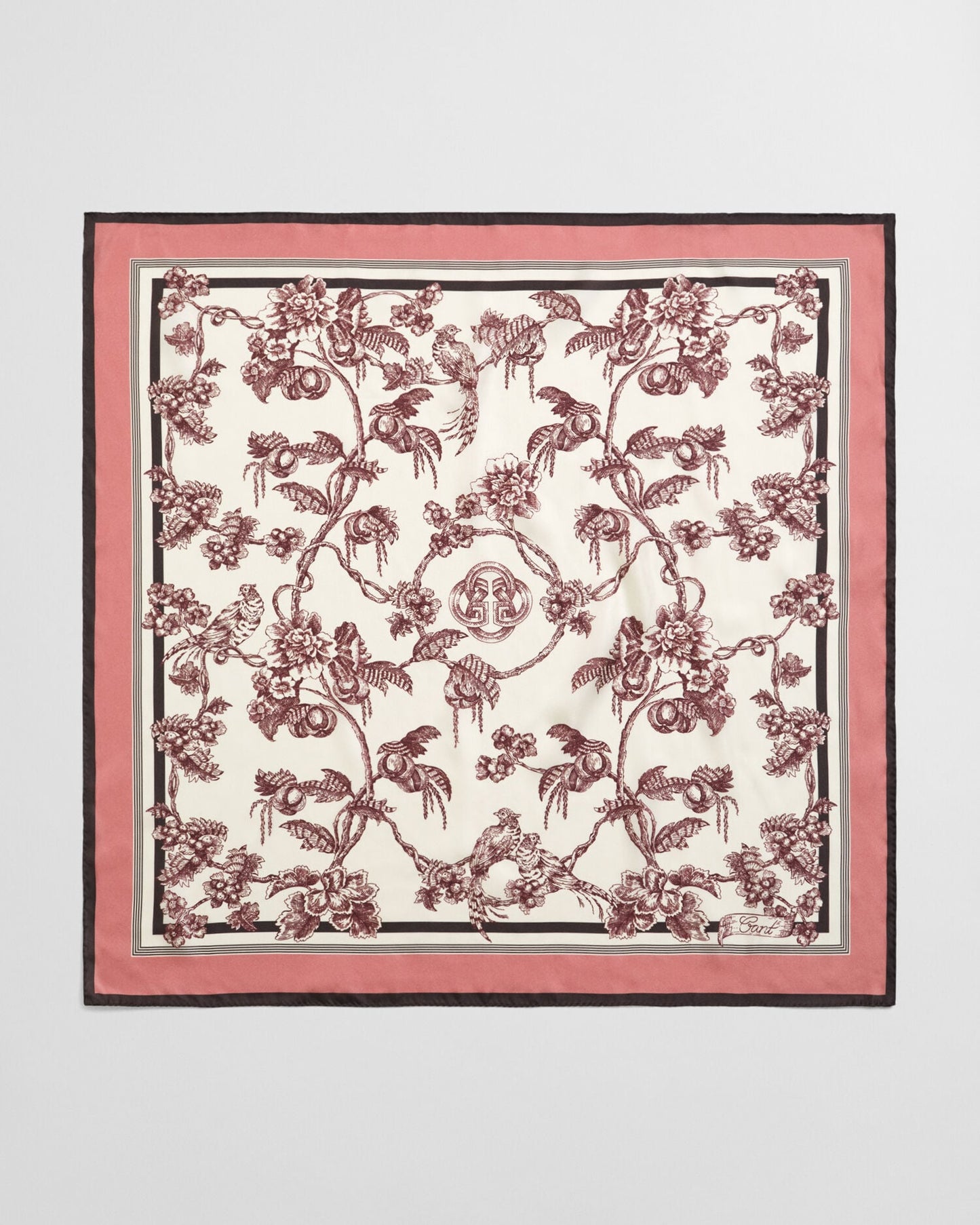 Tree Print Silk Scarf